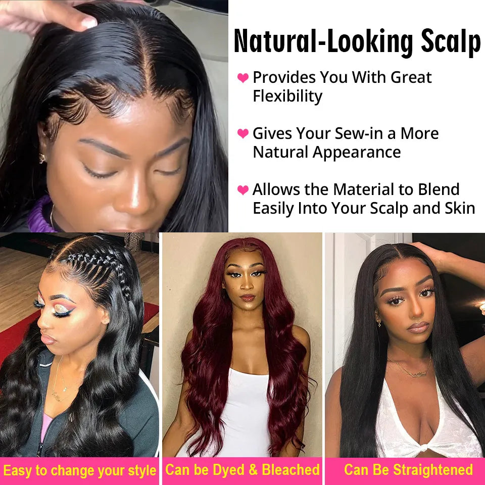 Body Wave Human Hair Bundles With Closure 4x4 Free Part Pre Plucked Brazilian Bundles With Closure Remy Hair Extension AliPearl