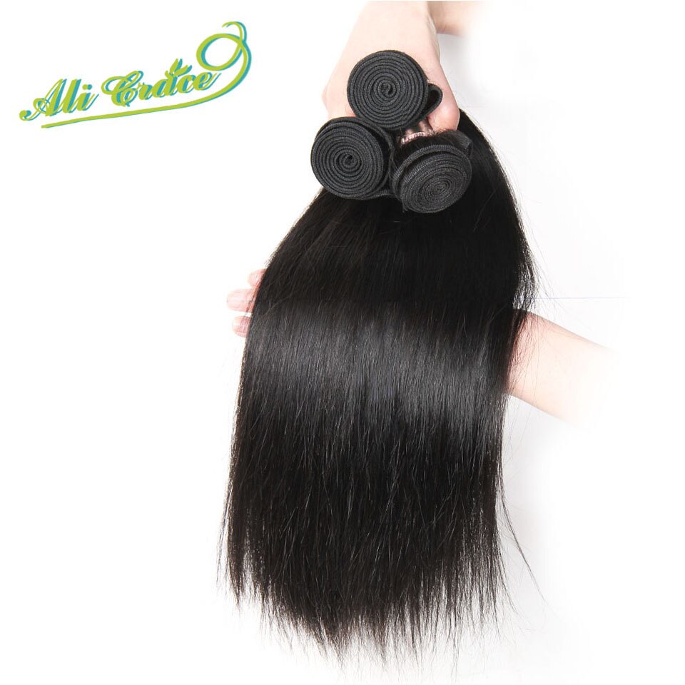 ALI GRACE Hair Malaysian Straight Hair 1 Bundle Only 3 4 Bundles 100% Remy Human Hair Extension 10-28 Inch Free Shipping