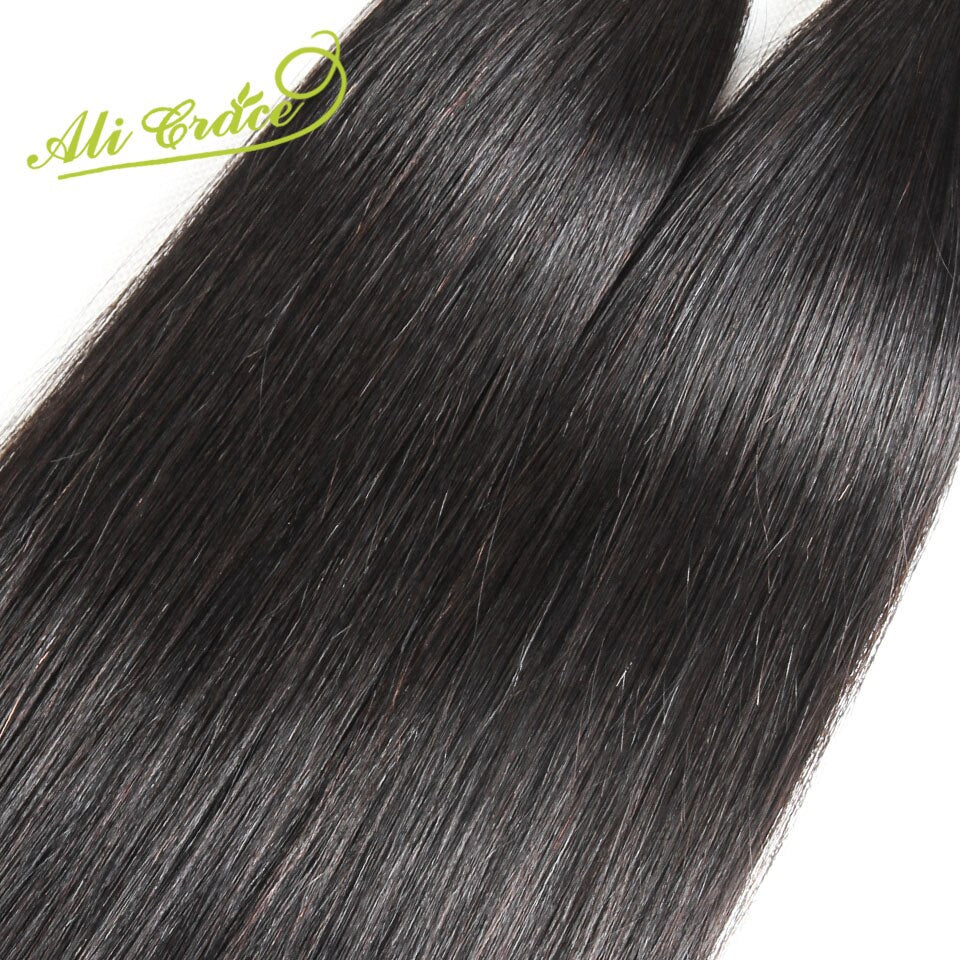 ALI GRACE Hair Malaysian Straight Hair 1 Bundle Only 3 4 Bundles 100% Remy Human Hair Extension 10-28 Inch Free Shipping
